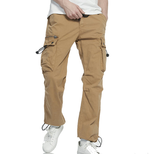 Men's cargo pants with practical side pockets and adjustable waist Lune London