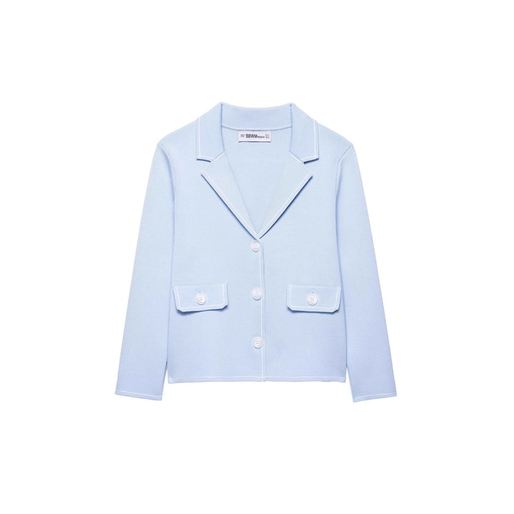 Casual blazer jacket for women with decorative seams and practical pockets Lune London