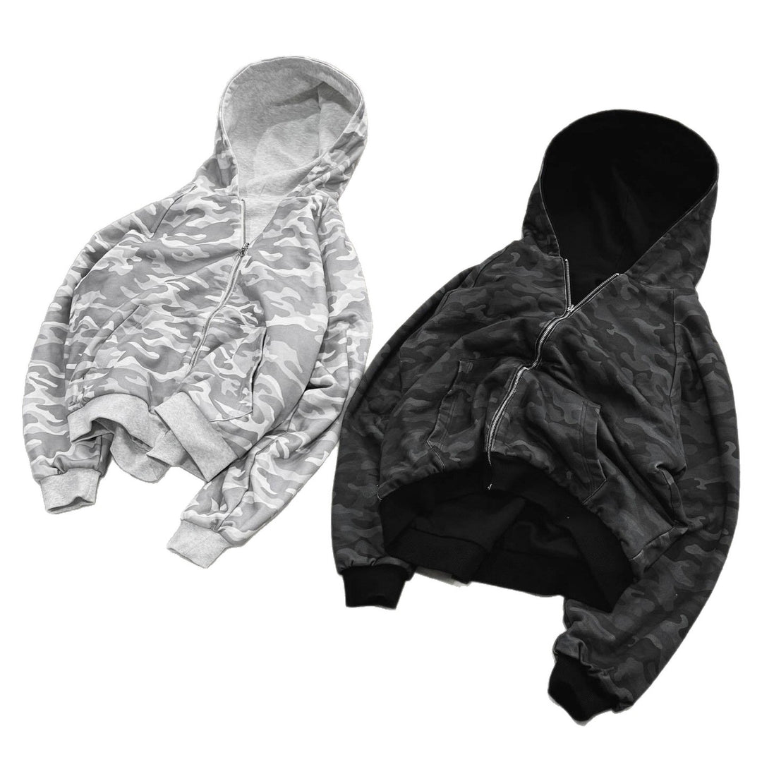 Veste à capuche pour femmes au design camouflage moderne Chic & Stil