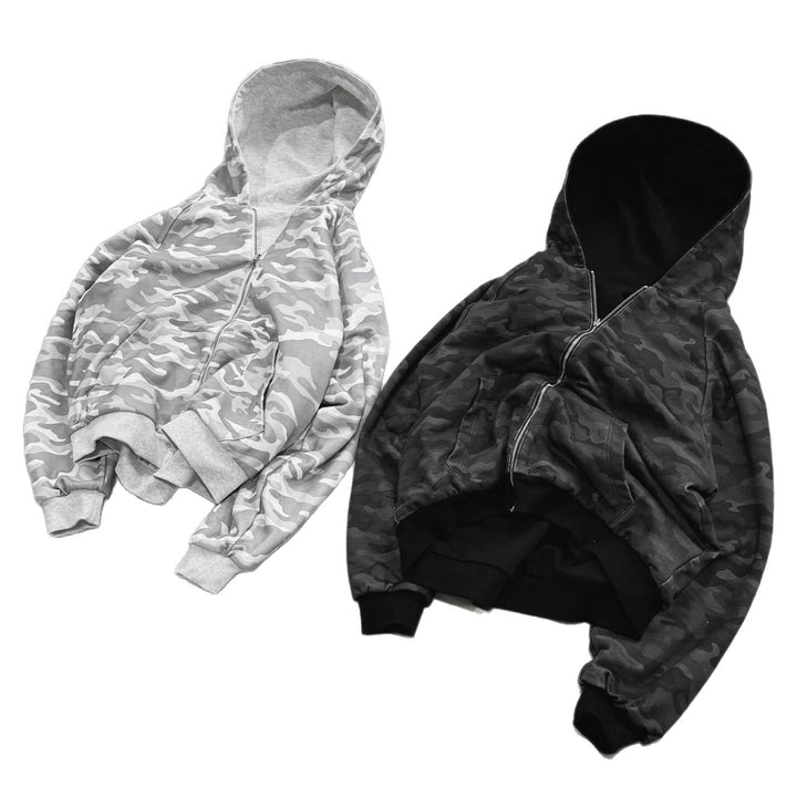Veste à capuche pour femmes au design camouflage moderne Chic & Stil