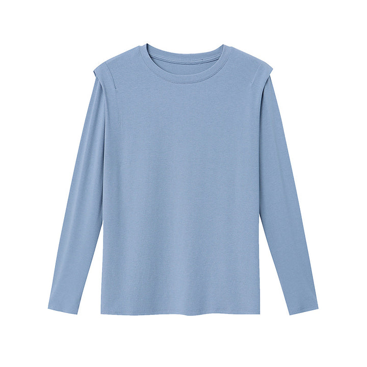 Women's Sporty Long Sleeve Shirt with Elegant Cut Chic & Stil