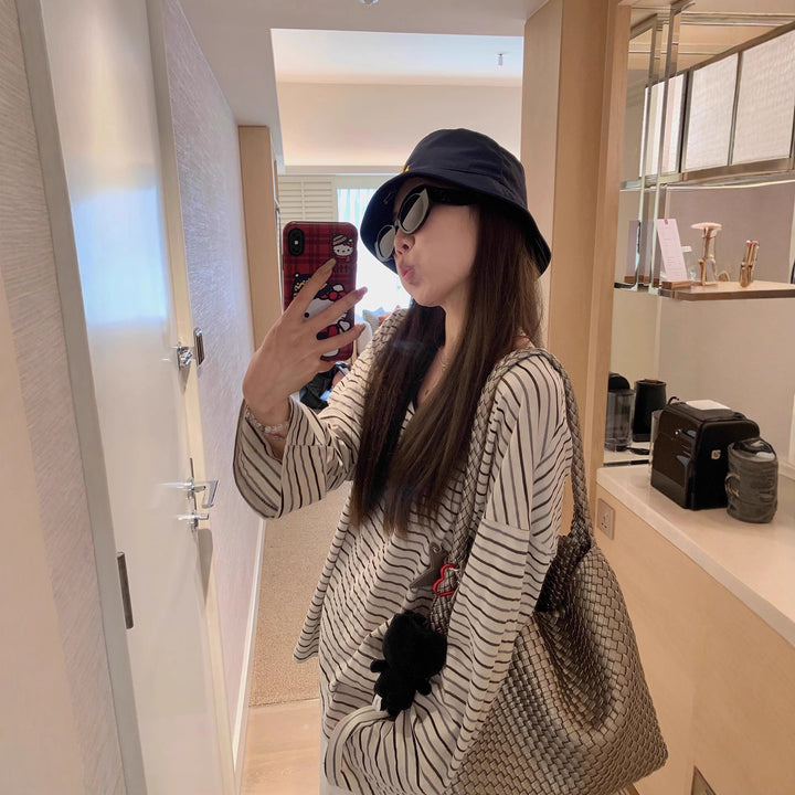 Women's casual striped long-sleeve shirt Chic & Stil