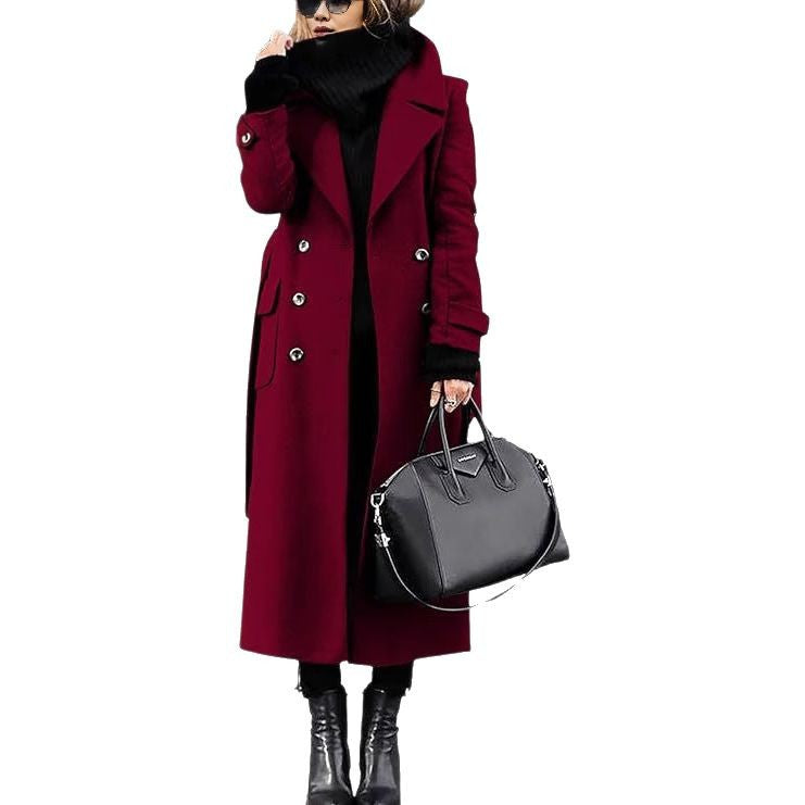 Ladies elegant wool coat Lune London