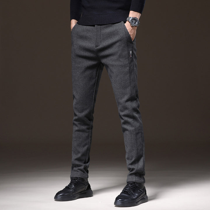 Pantalon de loisirs Slim Fit confortable pour hommes Lune London