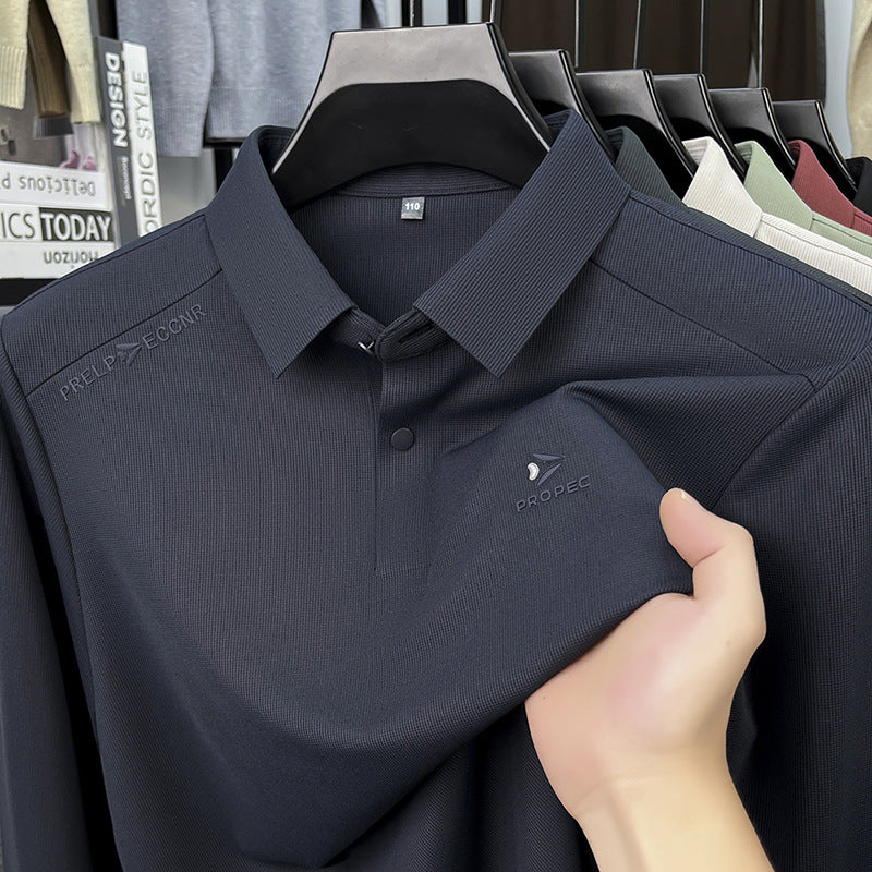 Men's polo with functional design and breathable structure Lune London