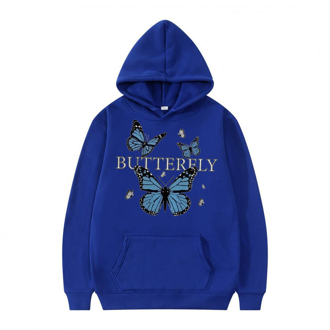 Women's hoodie with butterfly motif Chic & Stil