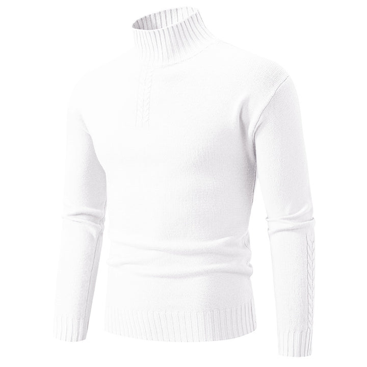 Thick knit crew neck sweater for men Lune London