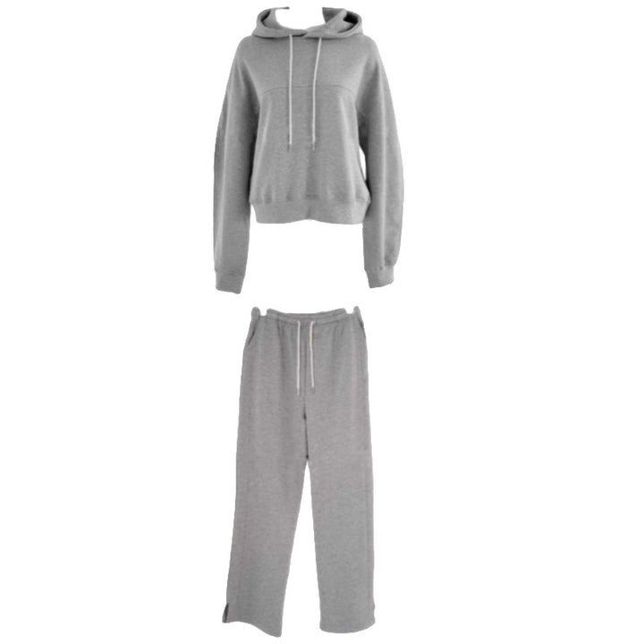 Ensemble de loungewear élégant pour femmes avec crop hoodie et pantalons confortables Chic & Stil