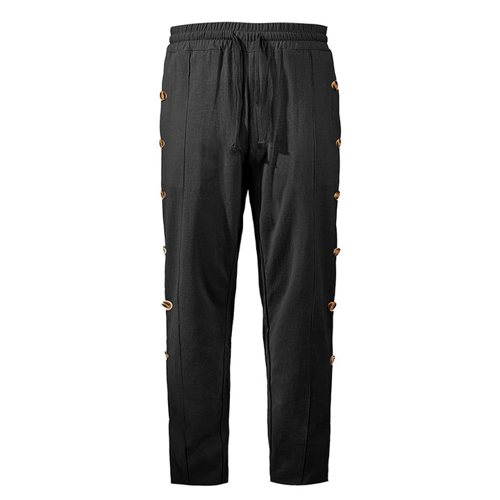 Comfortable women's joggers with chic and stylish button details