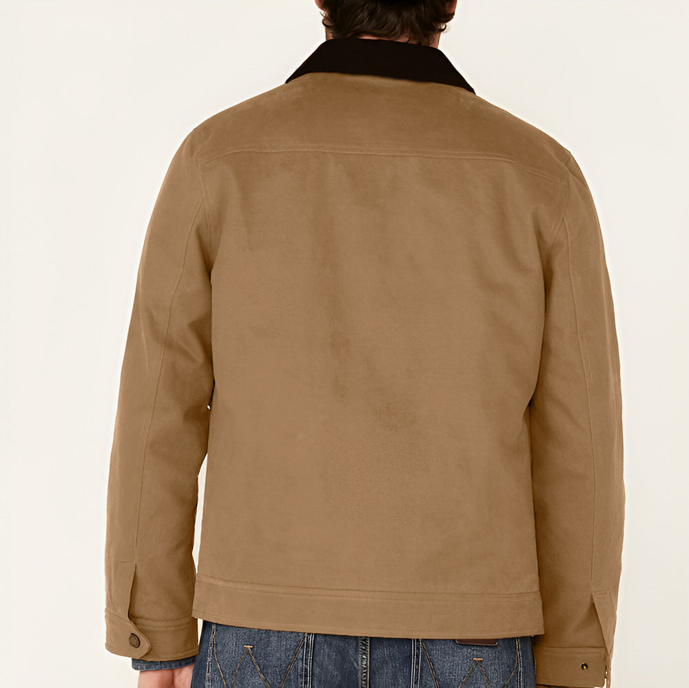 Rustic utility jacket for men with practical pockets Lune London