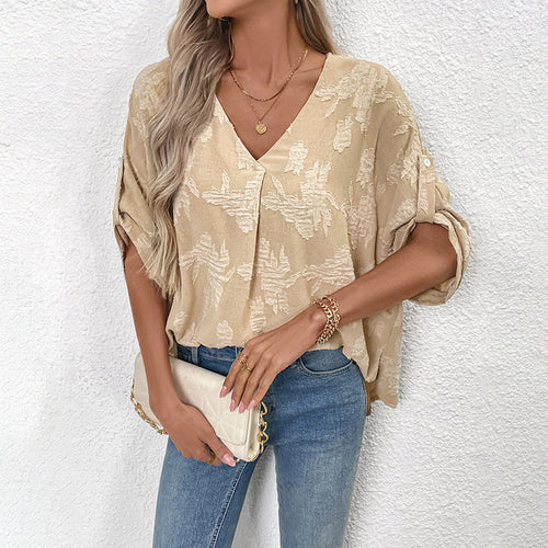Casual textured blouse for women Lune London