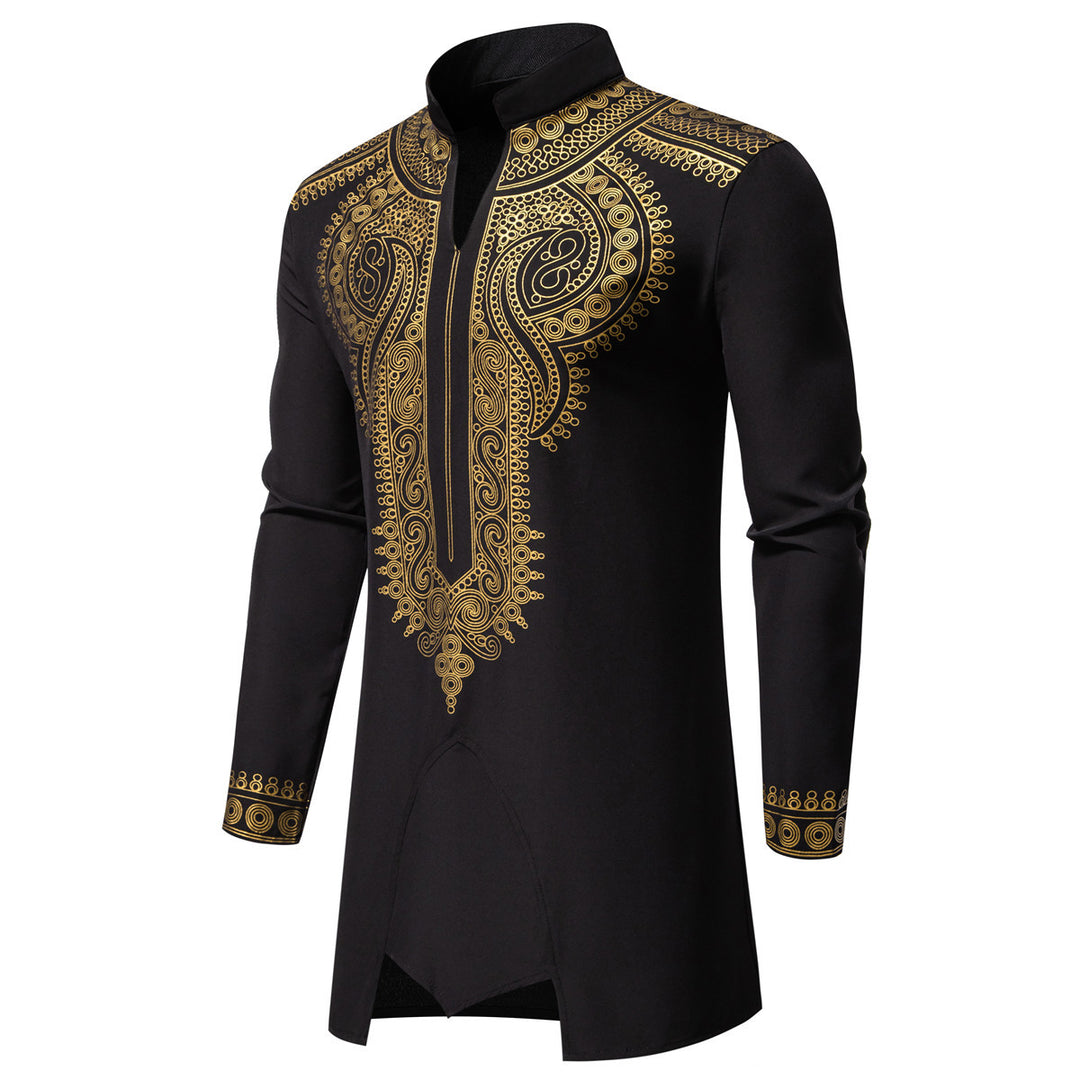 Men's traditional caftan outfit with unique embroidery Lune London
