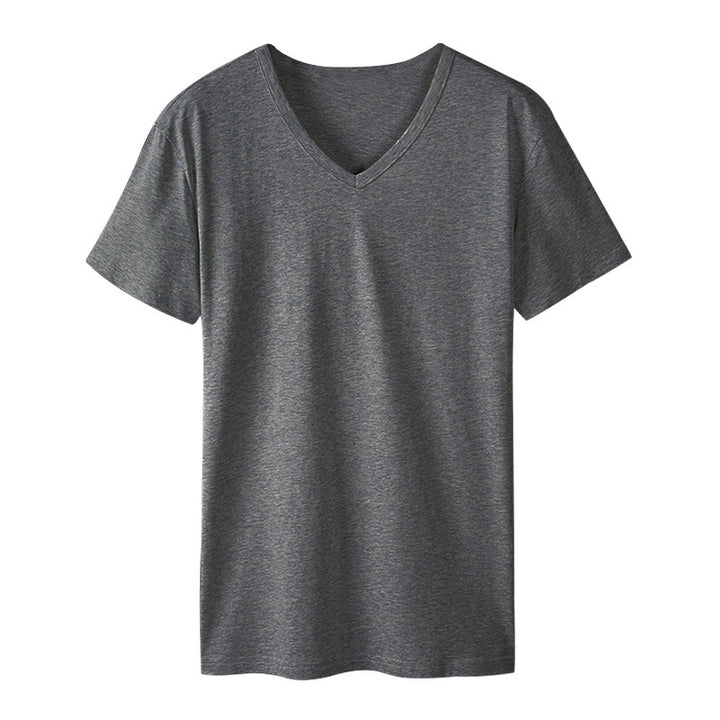 Women's V-neck T-shirt made of high-quality cotton blend Lune London