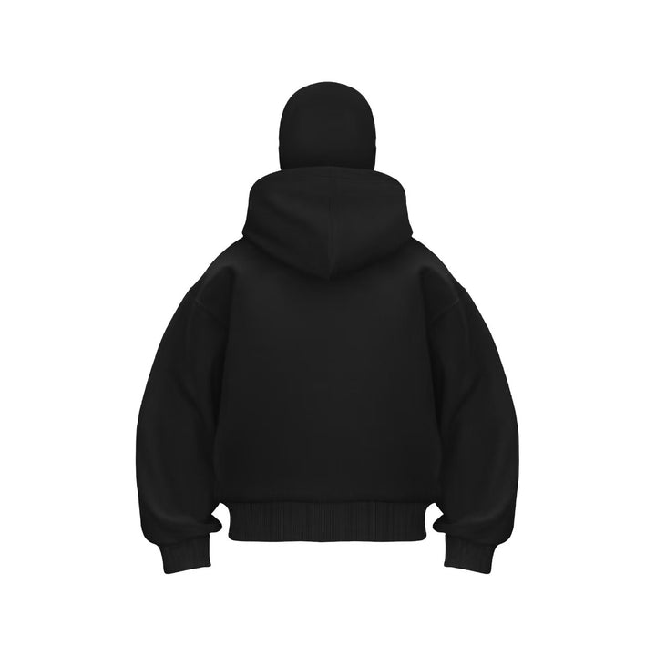 Oversized hoodie for women with integrated face protection Lune London