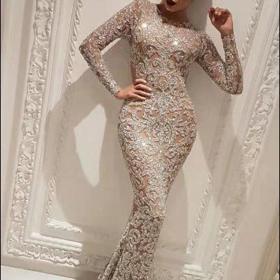 Women Chic and Elegant Jumpsuit with Shiny Details
