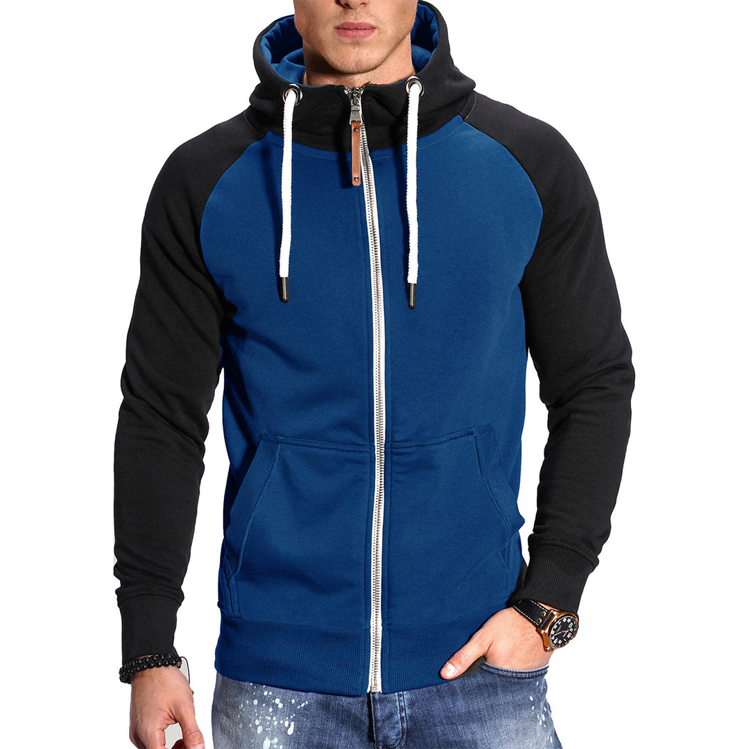 Man refined hoodie with high-quality zipper Lune London