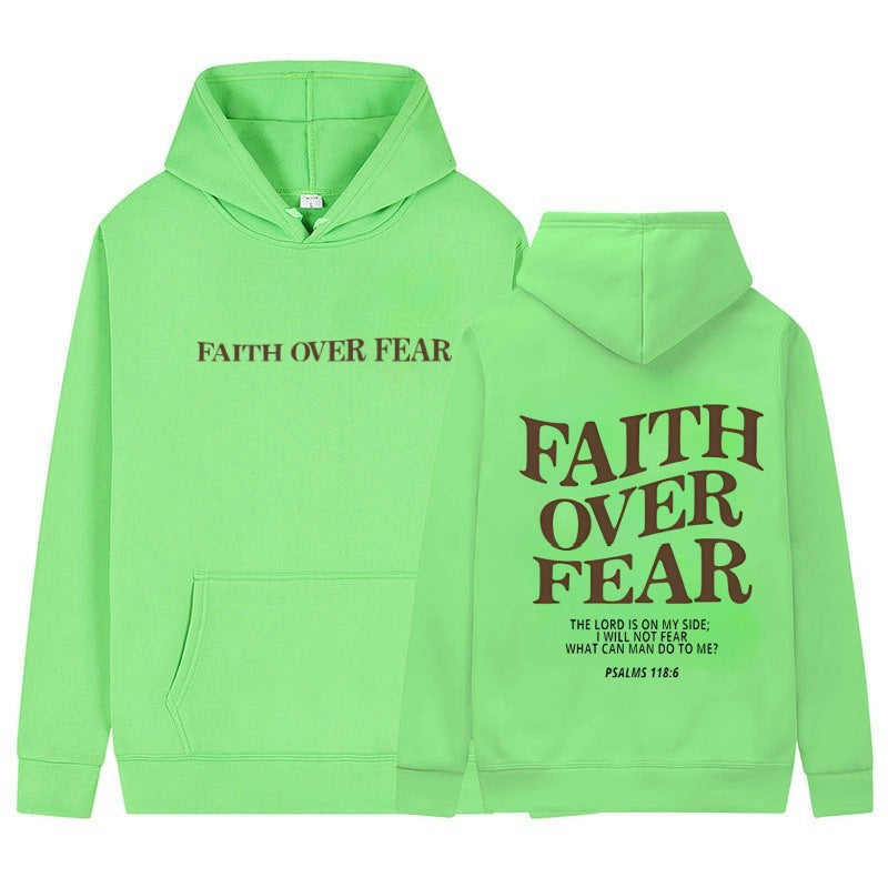 Women's hoodie with inspirational lettering and high-quality cotton Lune London