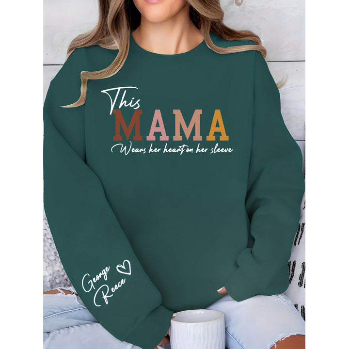 Sweat-shirt femmes avec impression inspirante de maman et coupe confortable Chic & Stil