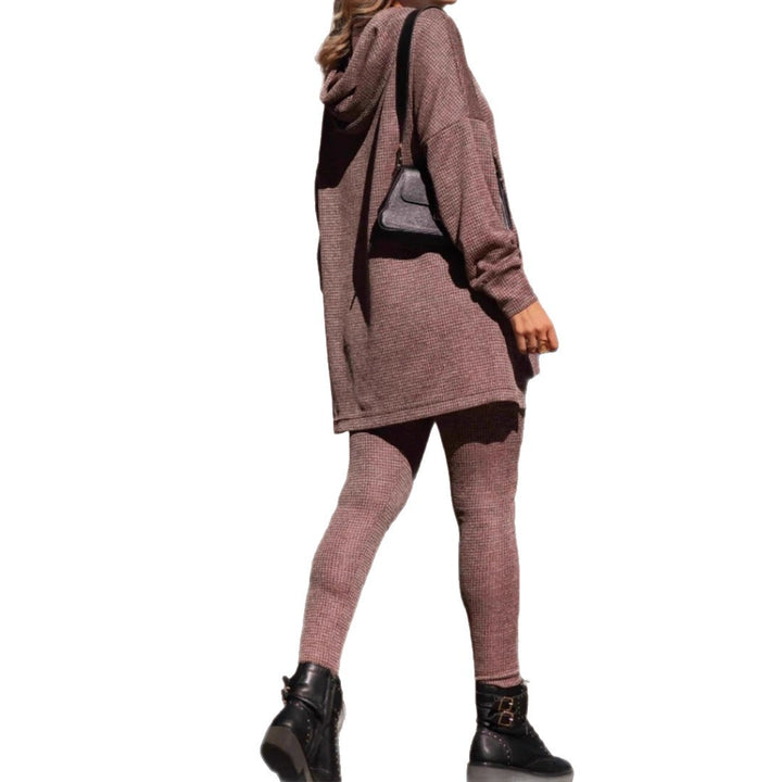 Ladies look the casual hoodie with Lune London leggings