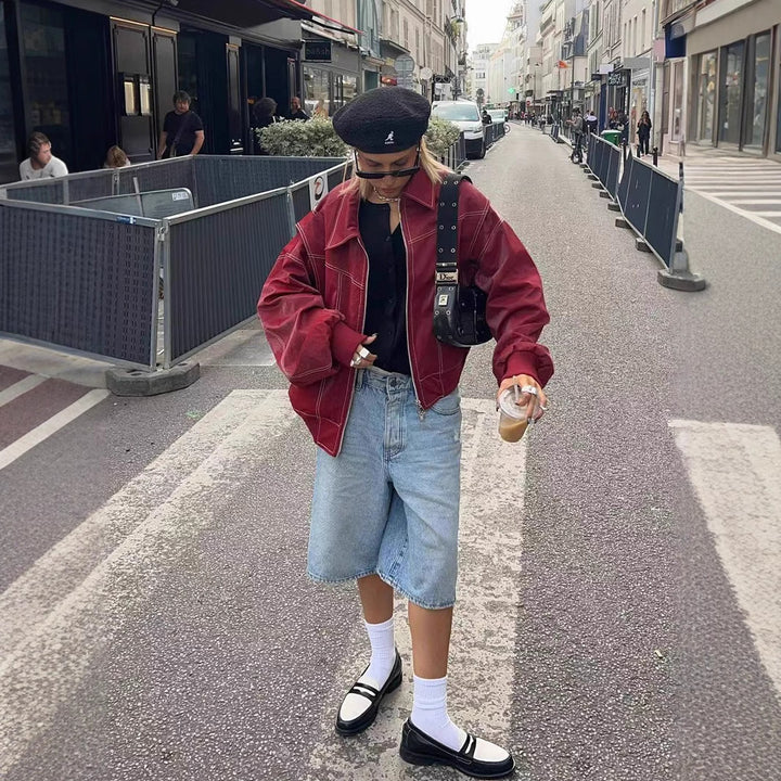 Oversized denim jacket for women Lune London