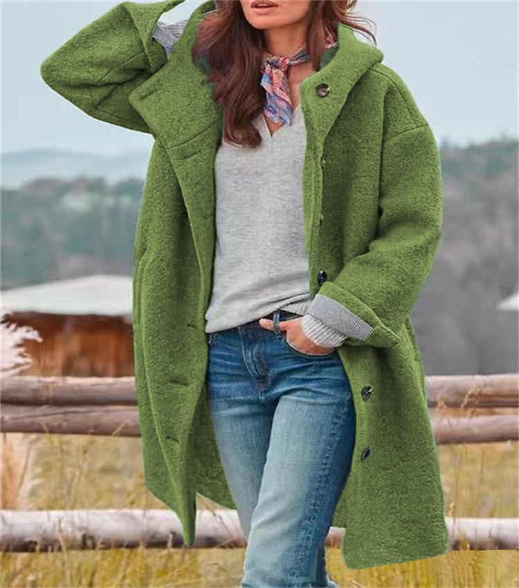Cozy wool coat for women Lune London
