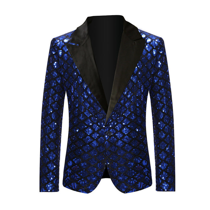 Men's sequined jacket with elegant diamond pattern Lune London
