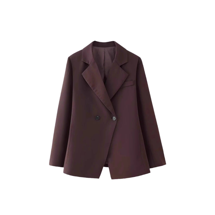 Elegant double-breasted blazer jacket for women in high-quality fabric Lune London