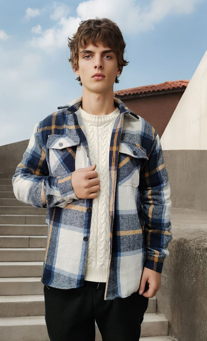Casual carrot jacket for men in high-quality cotton blend Lune London