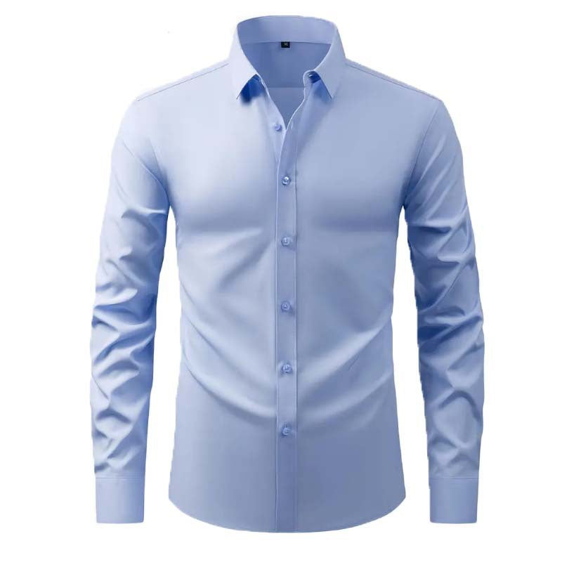 Men's Long-Sleeve Shirt with Innovative Cut and Modern Design Lune London