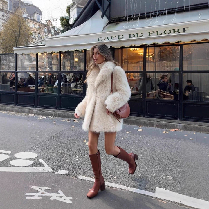Women’s Luxury Faux Fur Jacket mit Elegant Fit & Warm Comfort | Lune London