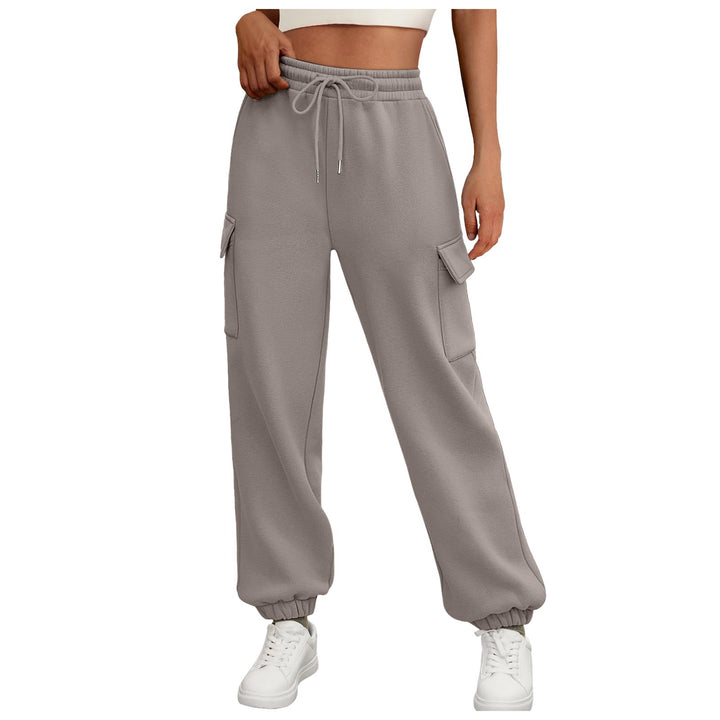 Sport pants for women with pockets and elastic waistband Lune London