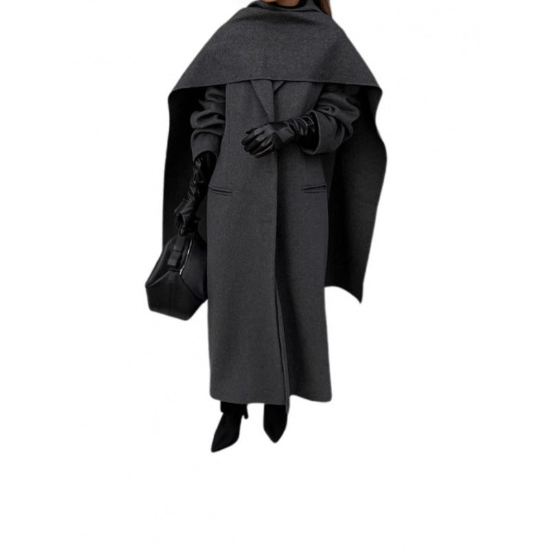 Plus size ladies wrap coat Lune London