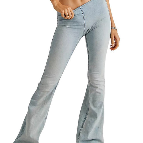 Women Flared Jeans in a casual cut with a high waistband and figure-flattering silhouette Lune London