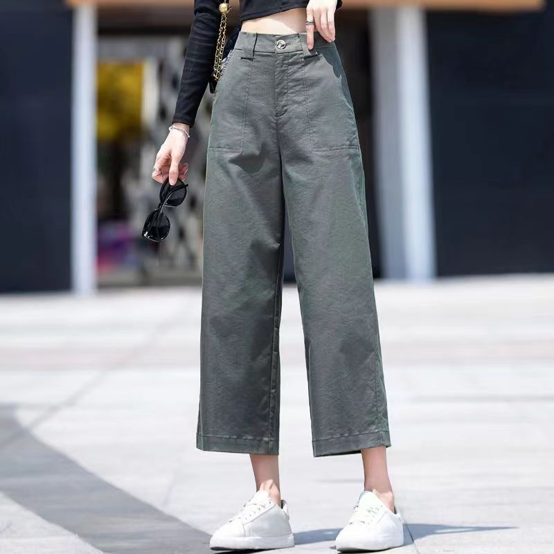 Pantalons larges taille haute pour femmes Chic & Stil