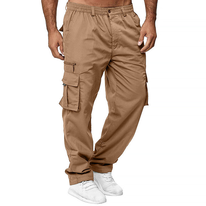 Men's cargo pants with elastic waistband and practical side pockets Lune London