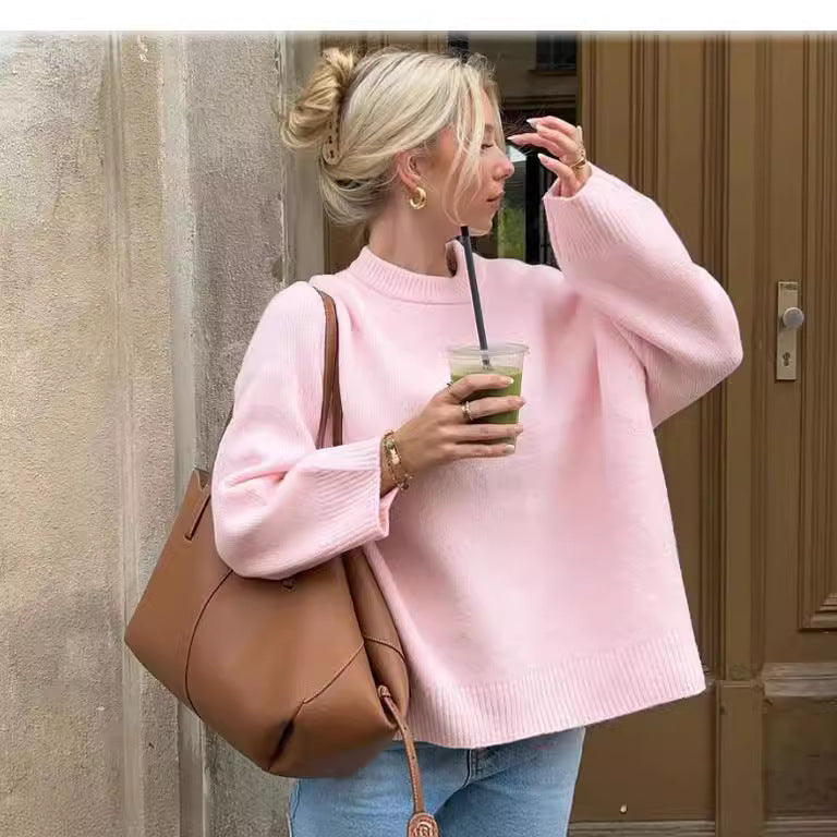 Ladies casual wool sweater with wide sleeves Lune London