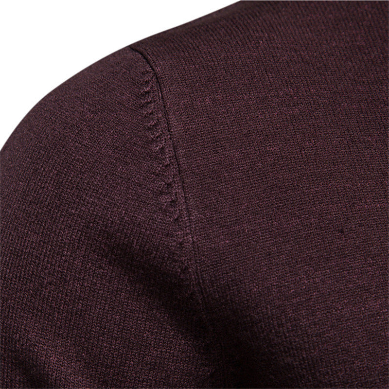 Men's Elegant Rollneck Sweater in High Quality Wool Lune London