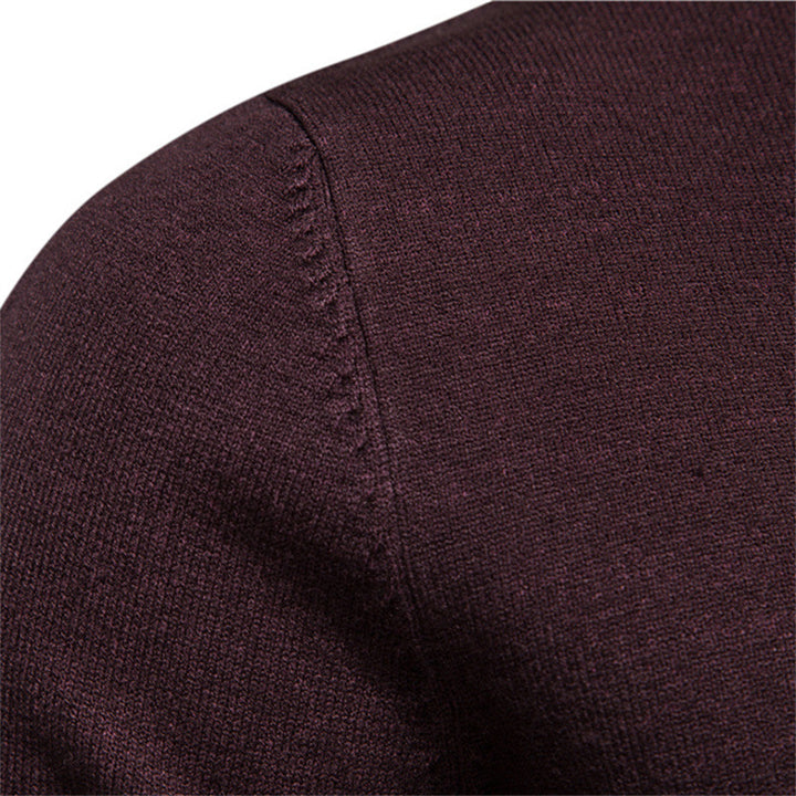 Men's Elegant Rollneck Sweater in High Quality Wool Lune London