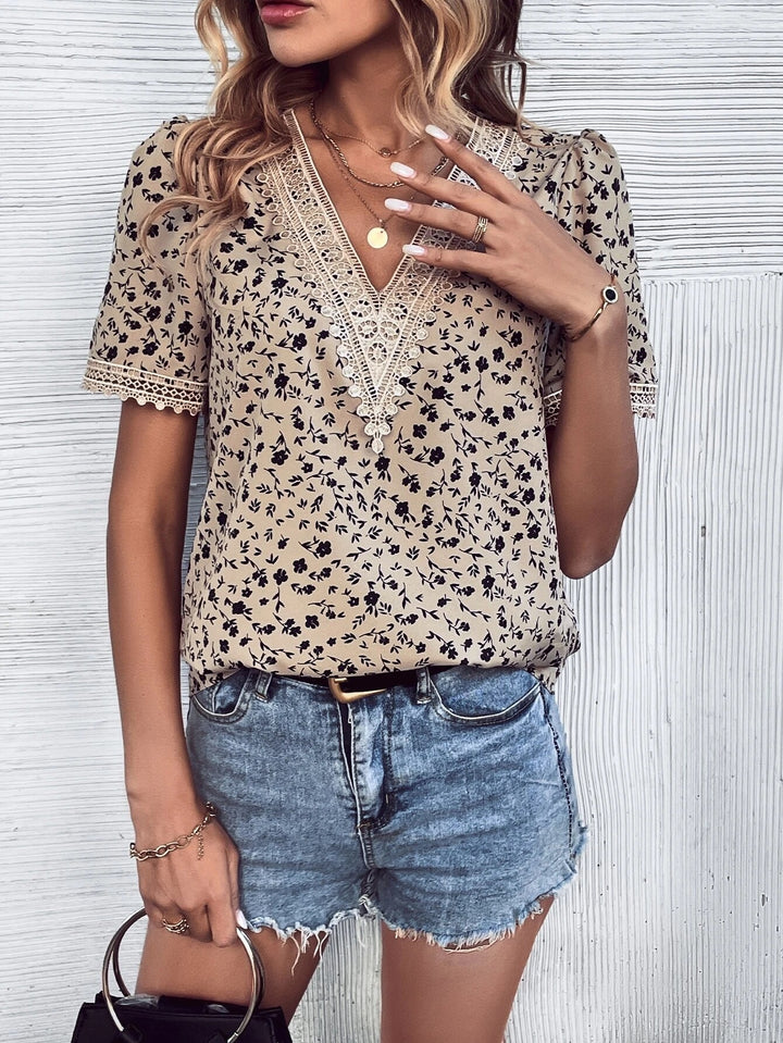 Ladies embroidered flower jacket Lune London
