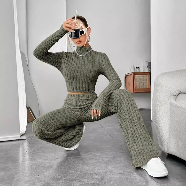 Women's knit set with closed top design and relaxed fit Lune London