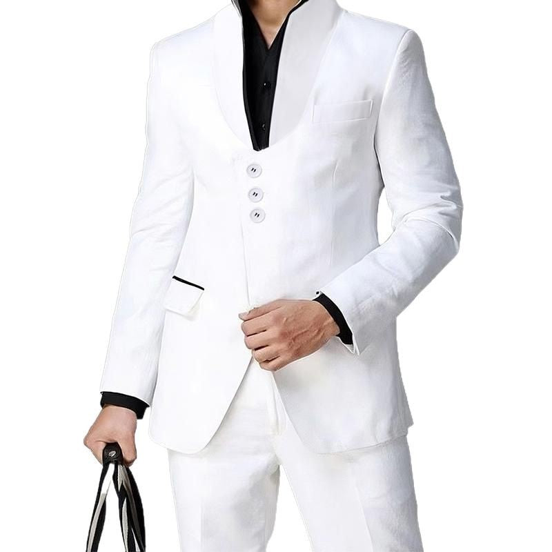 Ladies Elegant Blazer with Narrow Collar and Contrasting Edges Lune London