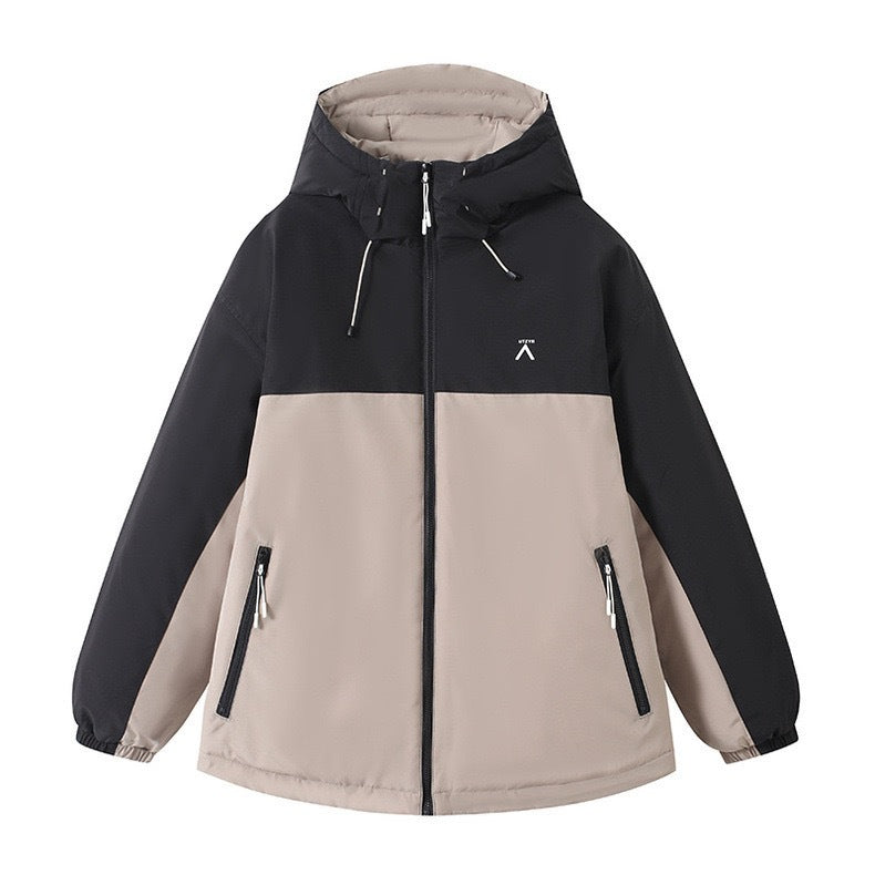 Veste de transition imperméable pour femmes avec col à capuchon ajustable Chic & Stil