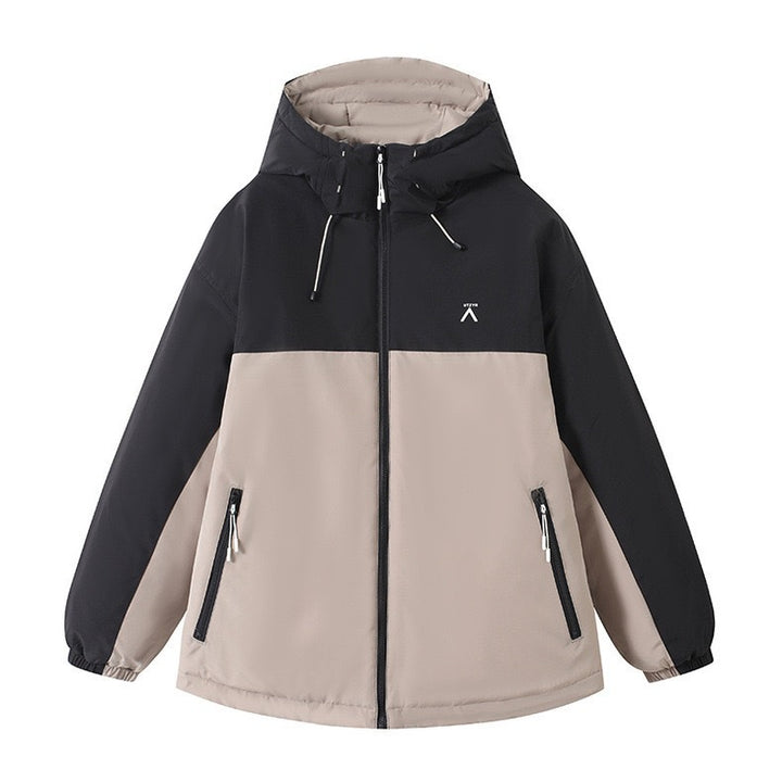 Veste de transition imperméable pour femmes avec col à capuchon ajustable Chic & Stil