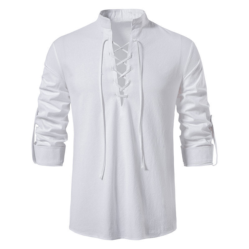 Men's long sleeve shirt with casual cordage Lune London
