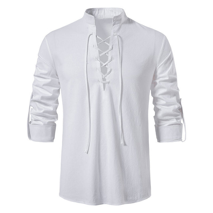Men's long sleeve shirt with casual cordage Lune London