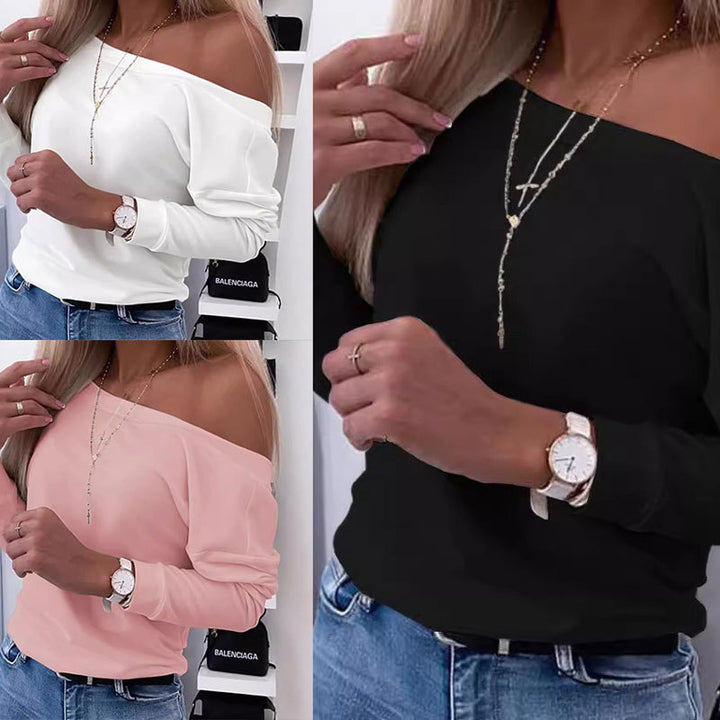 Women off-shoulder blouse with buttoned back Lune London
