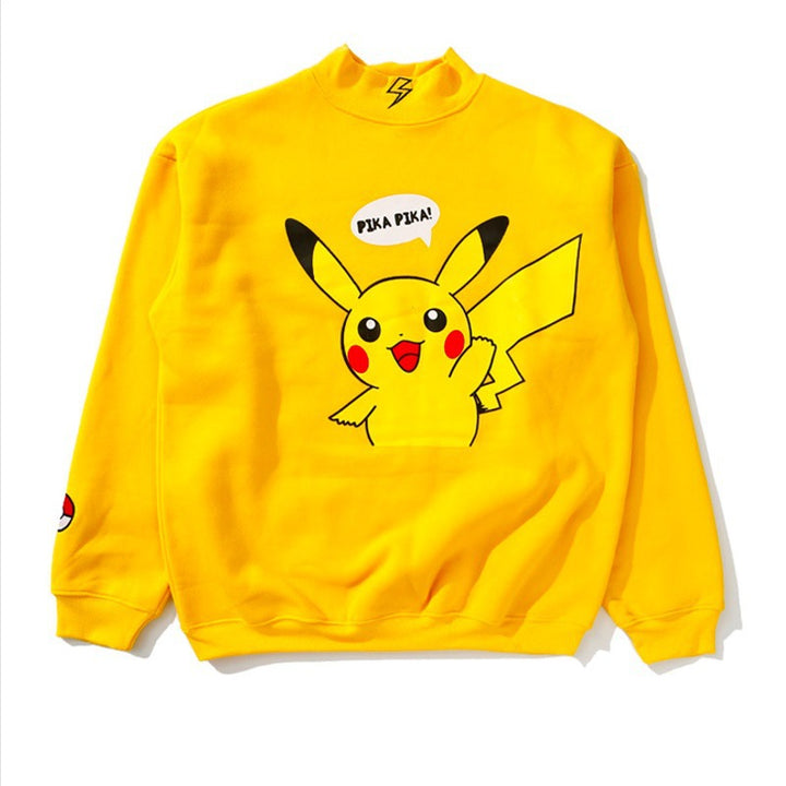 Sweatshirt femme avec motif Pikachu et col haut Chic & Stil