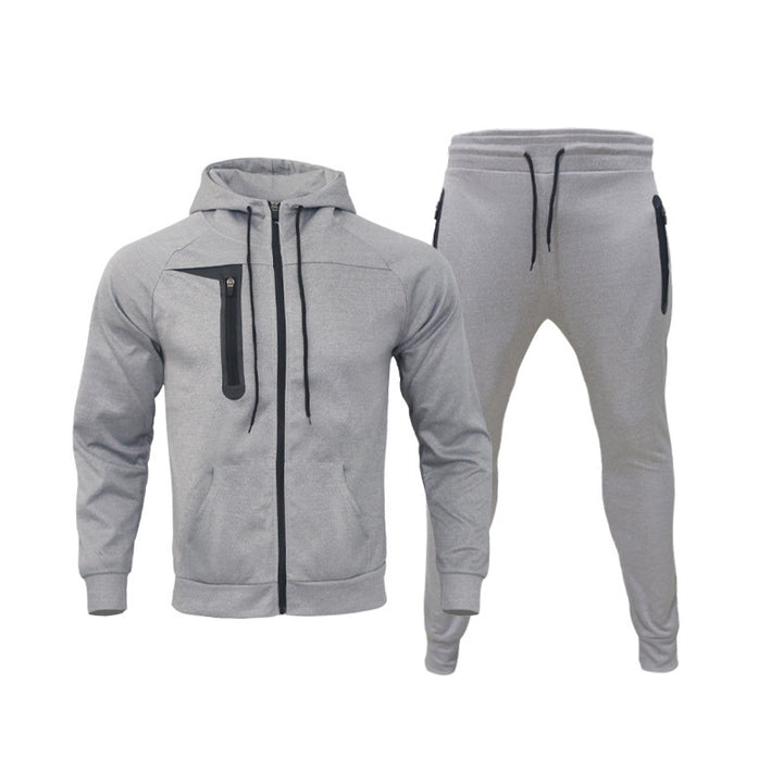Men's sports jacket with breathable functional material and practical zip pockets Lune London