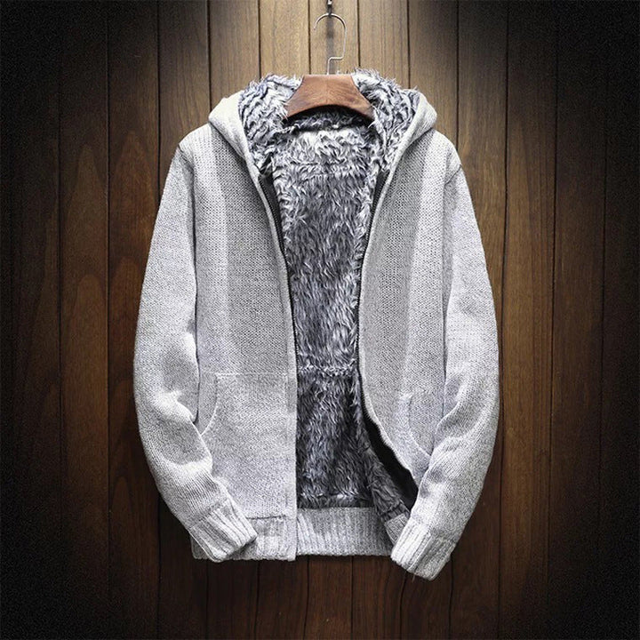 Lune London | Men's Cozy Hoodie Jacket with Soft Inner Lining and Side Pockets