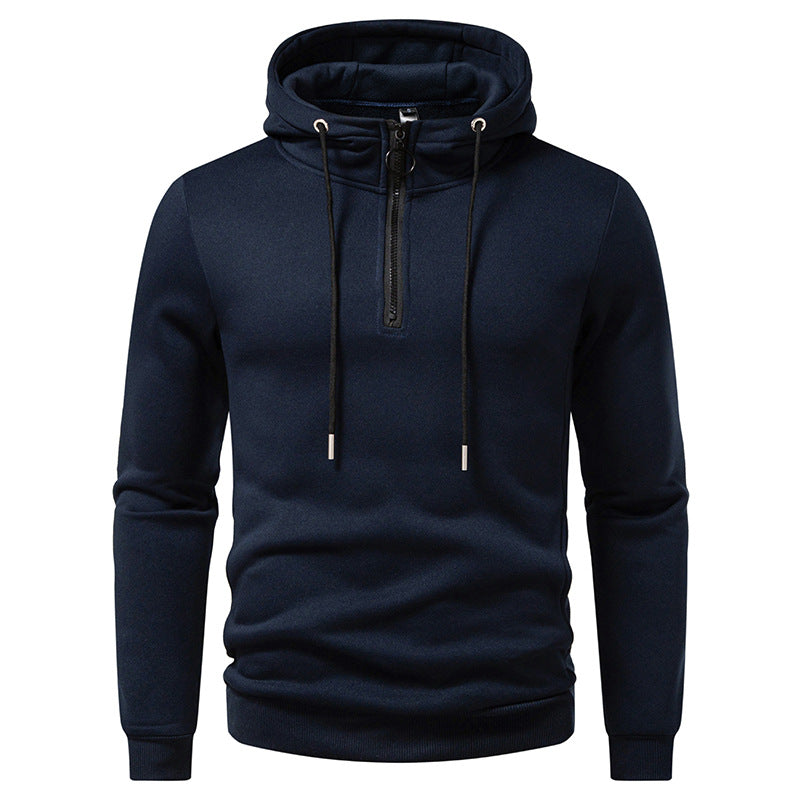 Men's hooded tops with modern zipper closure and breathable material Lune London